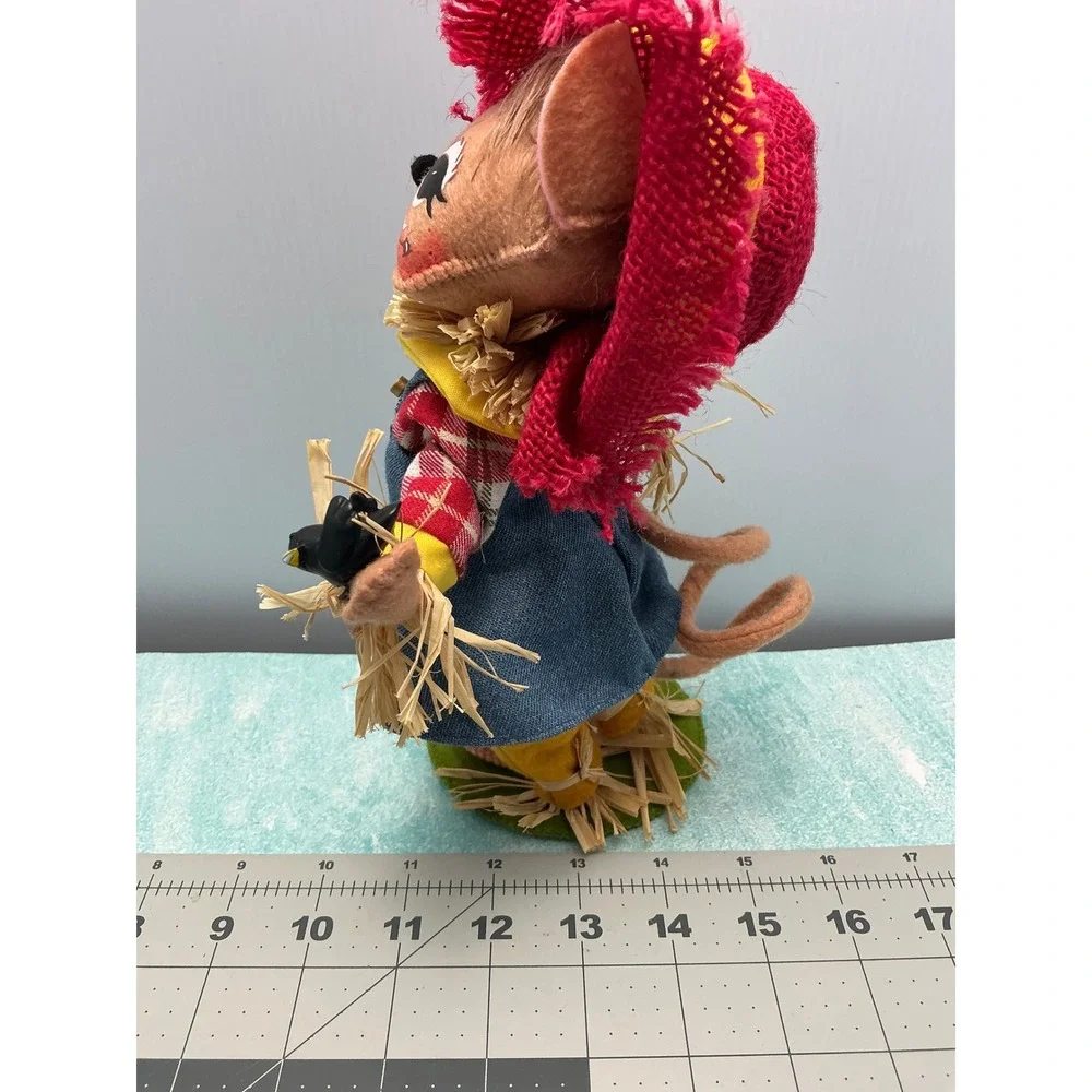 Scarecrow Mouse Plush Toy Autumn‎ Harvest Decor Stuffed Animal Gift